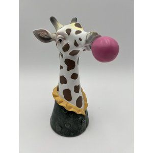 Flower Pot Animal Head Vase Succulents Resin Ceramic Giraffe Blowing Bubble Gum